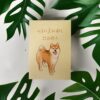 手繪插畫柴犬明信片：圖片 2